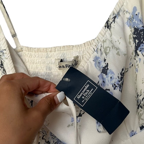NWT ABERCROMBIE & FITCH Floral Mini Dress - Picture 5 of 5